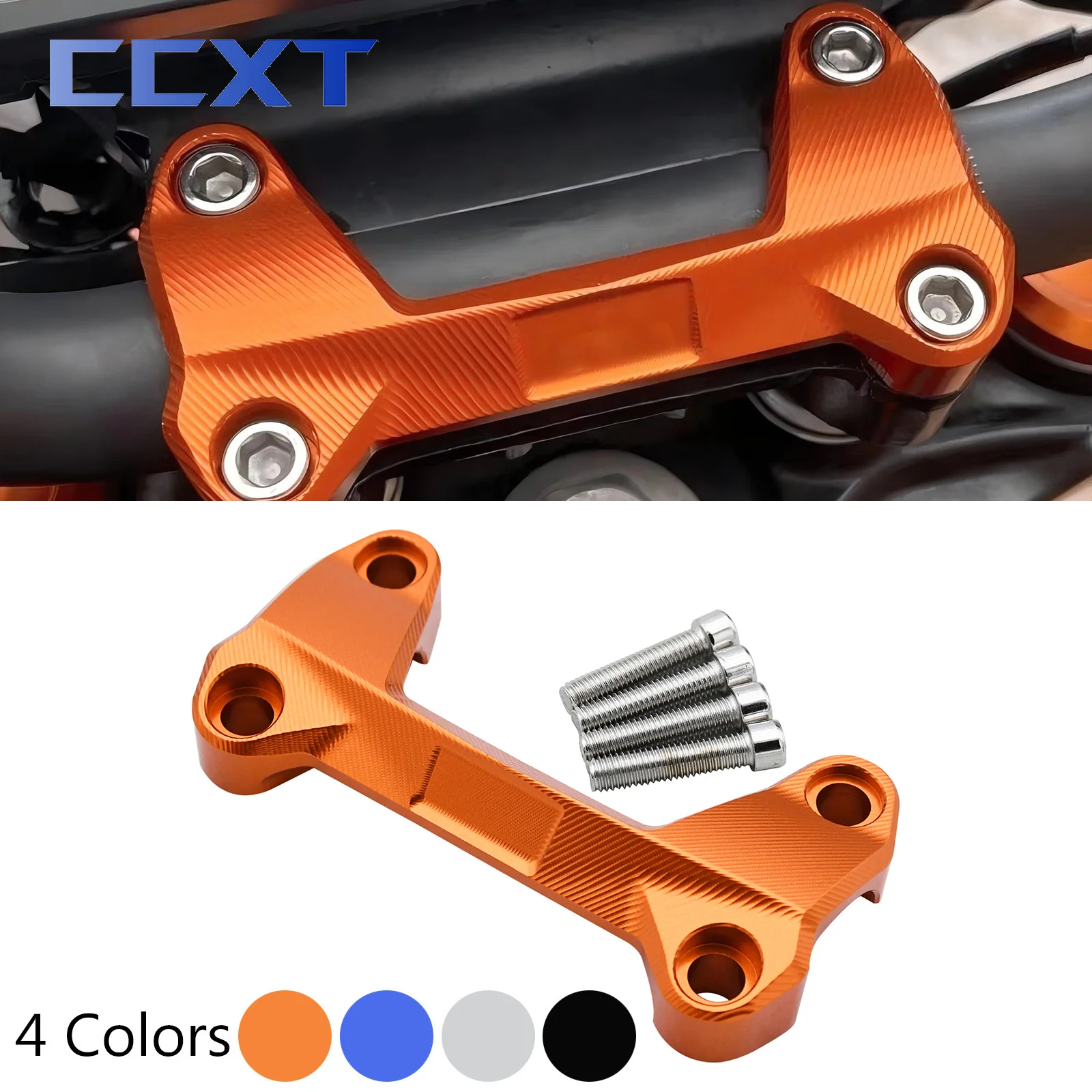 Зажим для руля мотоцикла, держатель для KTM DUKE 125 200 250 390 DUKE 125 DUKE 390 2006-2024, верхний зажим руля 
Зажим для руля мотоцикла, держатель для KTM DUKE 125 200 250 390 DUKE 125 DUKE 390 2006-2024, верхний зажим руля