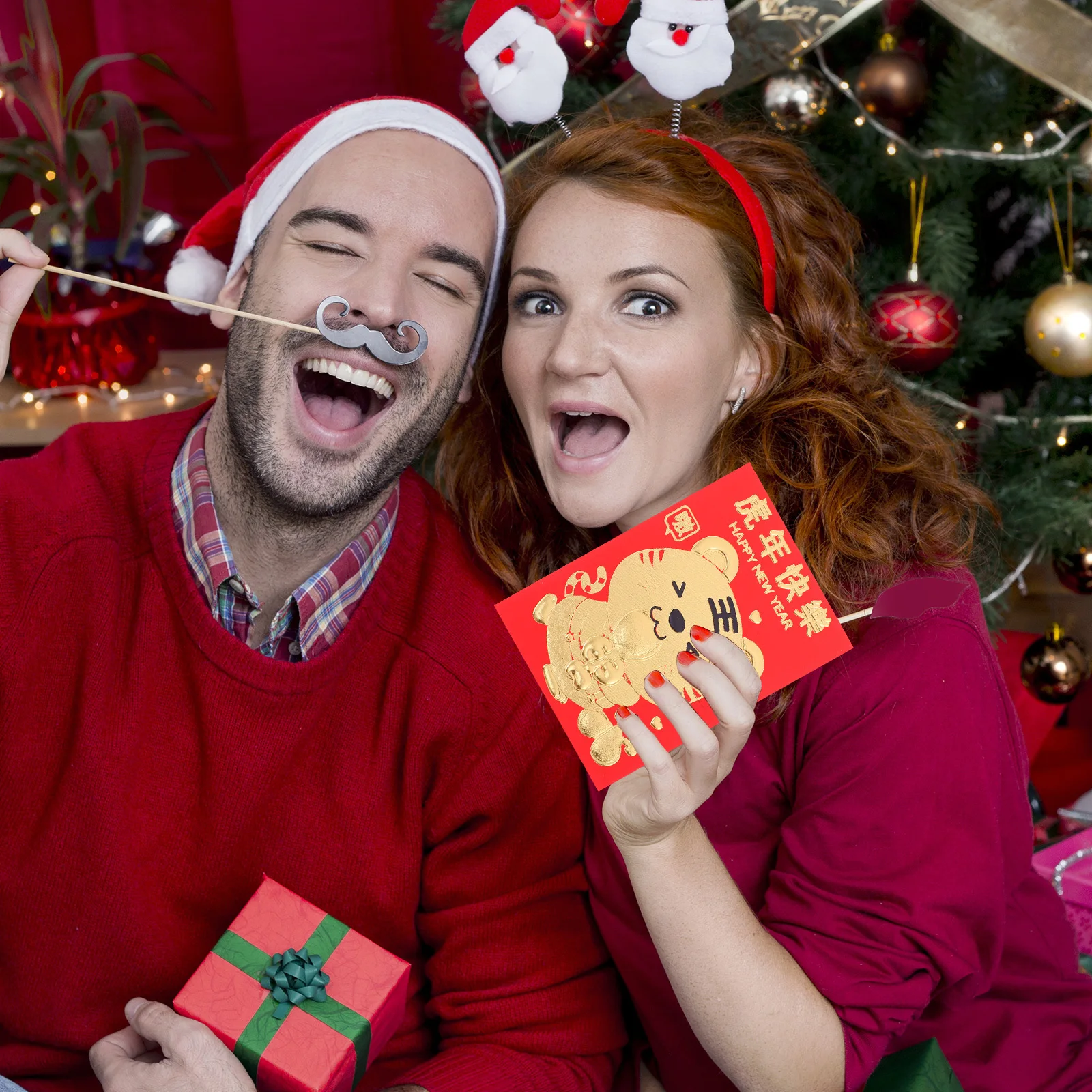 60Pcs Small Red Envelope Eco Friendly Premium Quality Tiger Artwork Design Red Packet for Festival Gift Giving
60Pcs Small Red Envelope Eco Friendly Premium Quality Tiger Artwork Design Red Packet for Festival Gift Giving