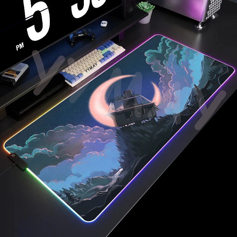 Large LED Desk Mats XXL RGB Computer Mousepad Moon Landscape 90x40cm Backlight Keyboard Mat Table Pad Gamer Luminous Mousepads
Large LED Desk Mats XXL RGB Computer Mousepad Moon Landscape 90x40cm Backlight Keyboard Mat Table Pad Gamer Luminous Mousepads
