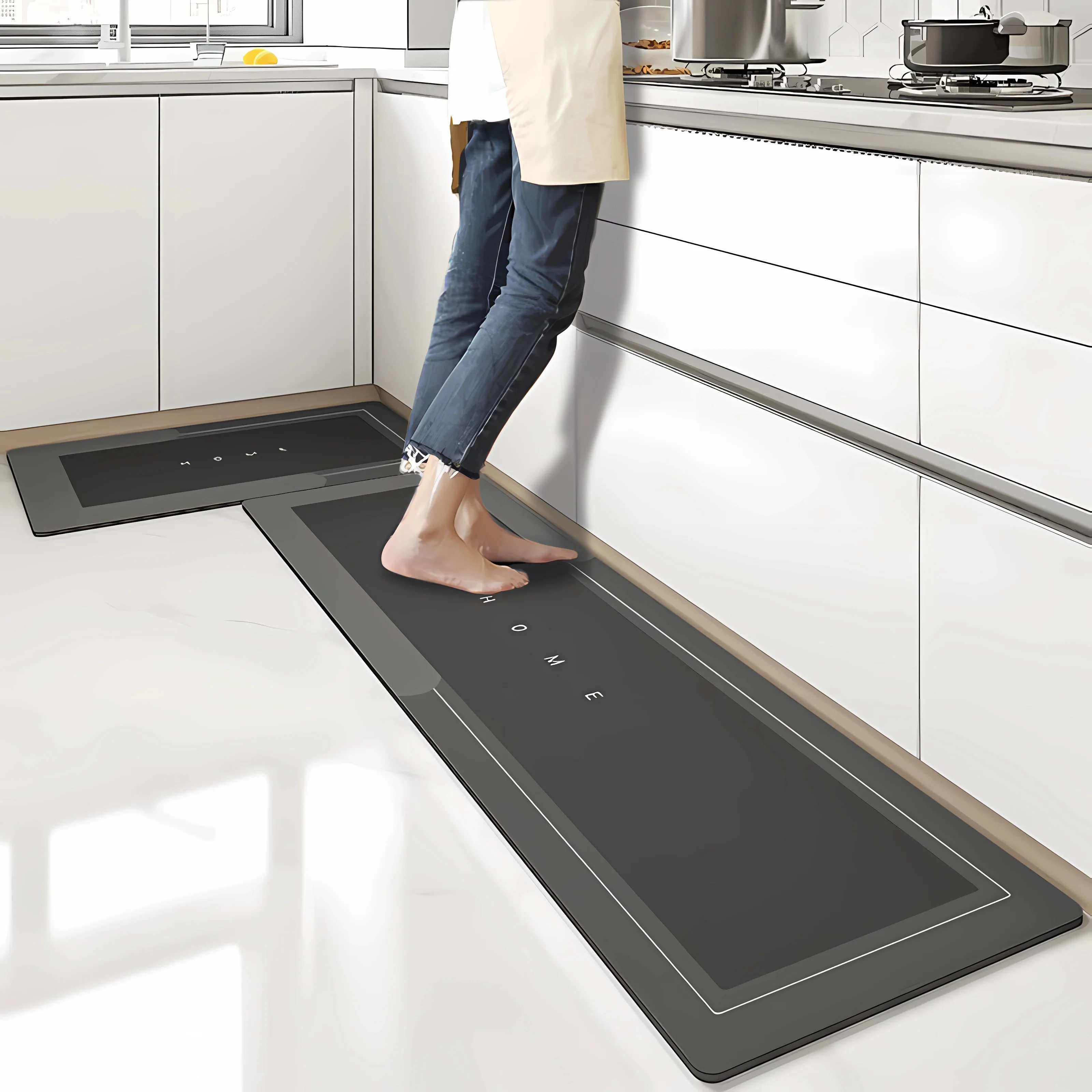 Super Absorbent Kitchen Floor Mat Diatom Mud Pad Bath Pad Anti-Slip Carpet Kitchen Mats Wipeable Wash Long Strip Carpet
Super Absorbent Kitchen Floor Mat Diatom Mud Pad Bath Pad Anti-Slip Carpet Kitchen Mats Wipeable Wash Long Strip Carpet