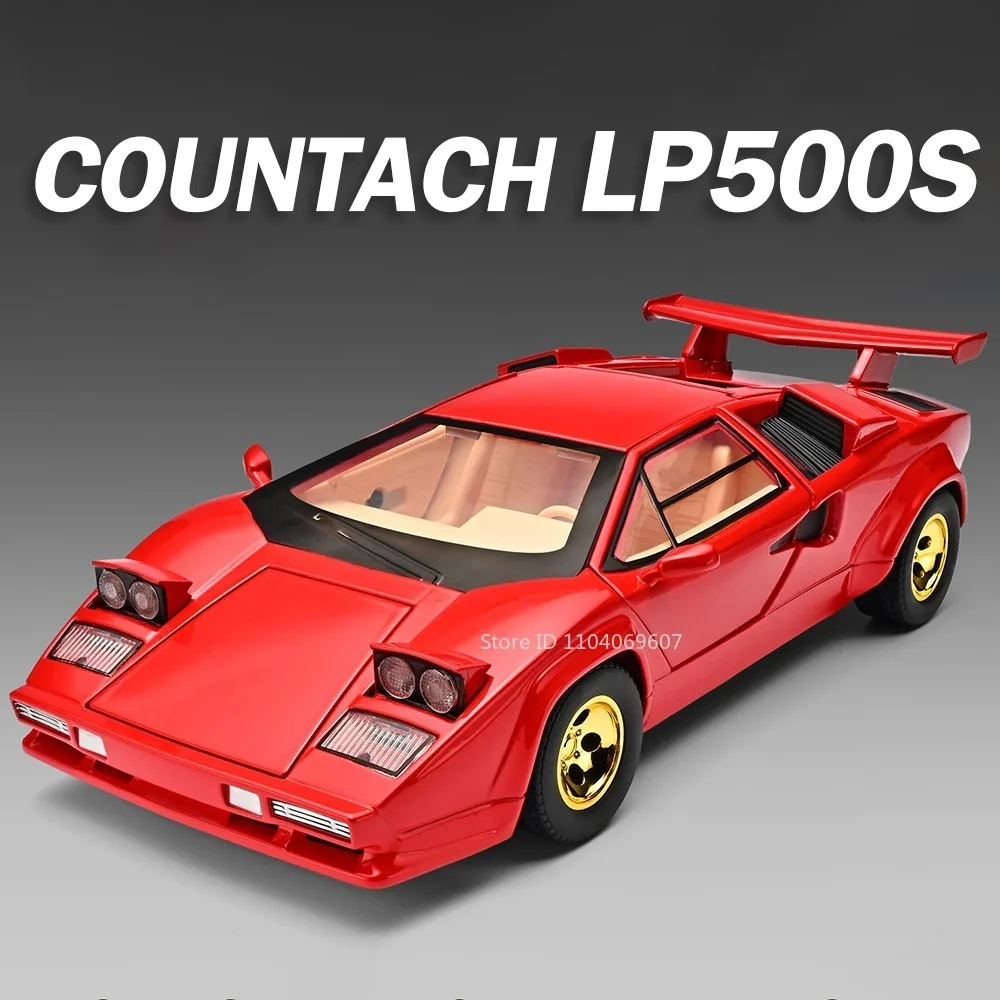1:24 Countach LP500S Revuelto Model Sports Car Toys Alloy Diecast Shock Absorption Pull Back Doors Opened Ornament Supercars
1:24 Countach LP500S Revuelto Model Sports Car Toys Alloy Diecast Shock Absorption Pull Back Doors Opened Ornament Supercars