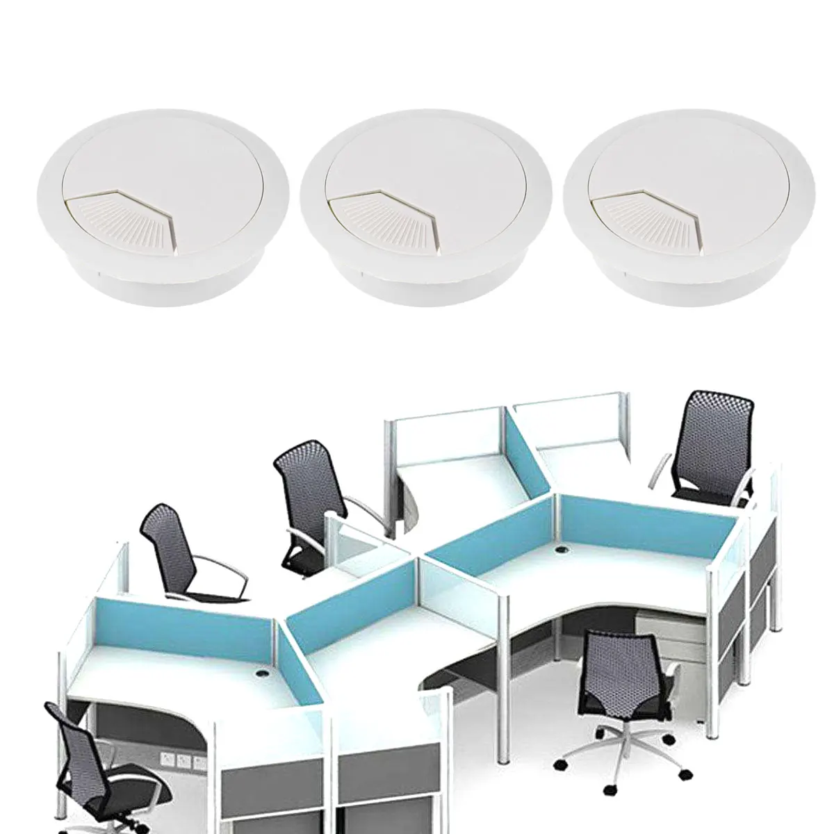 12 Pcs Office Desk Tube Cover Cable Hole for Computer Organizer Round Grommet Desks
12 Pcs Office Desk Tube Cover Cable Hole for Computer Organizer Round Grommet Desks