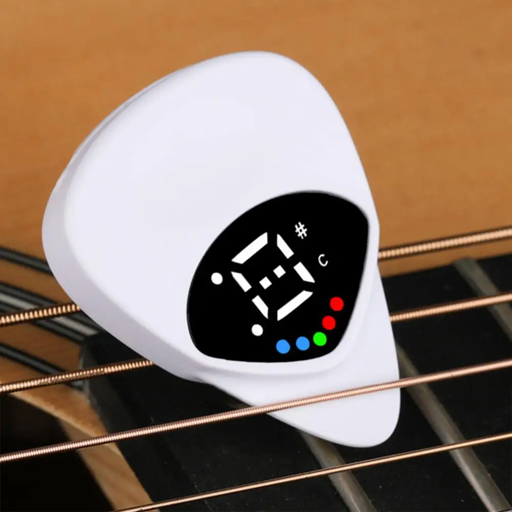 1/2/3Pcs Guitar Tuner Pick Streamlined Design Guitar Pick LED Display 12 Equal Temperaments Musical Note Guitar Pick Plectrum
1/2/3Pcs Guitar Tuner Pick Streamlined Design Guitar Pick LED Display 12 Equal Temperaments Musical Note Guitar Pick Plectrum