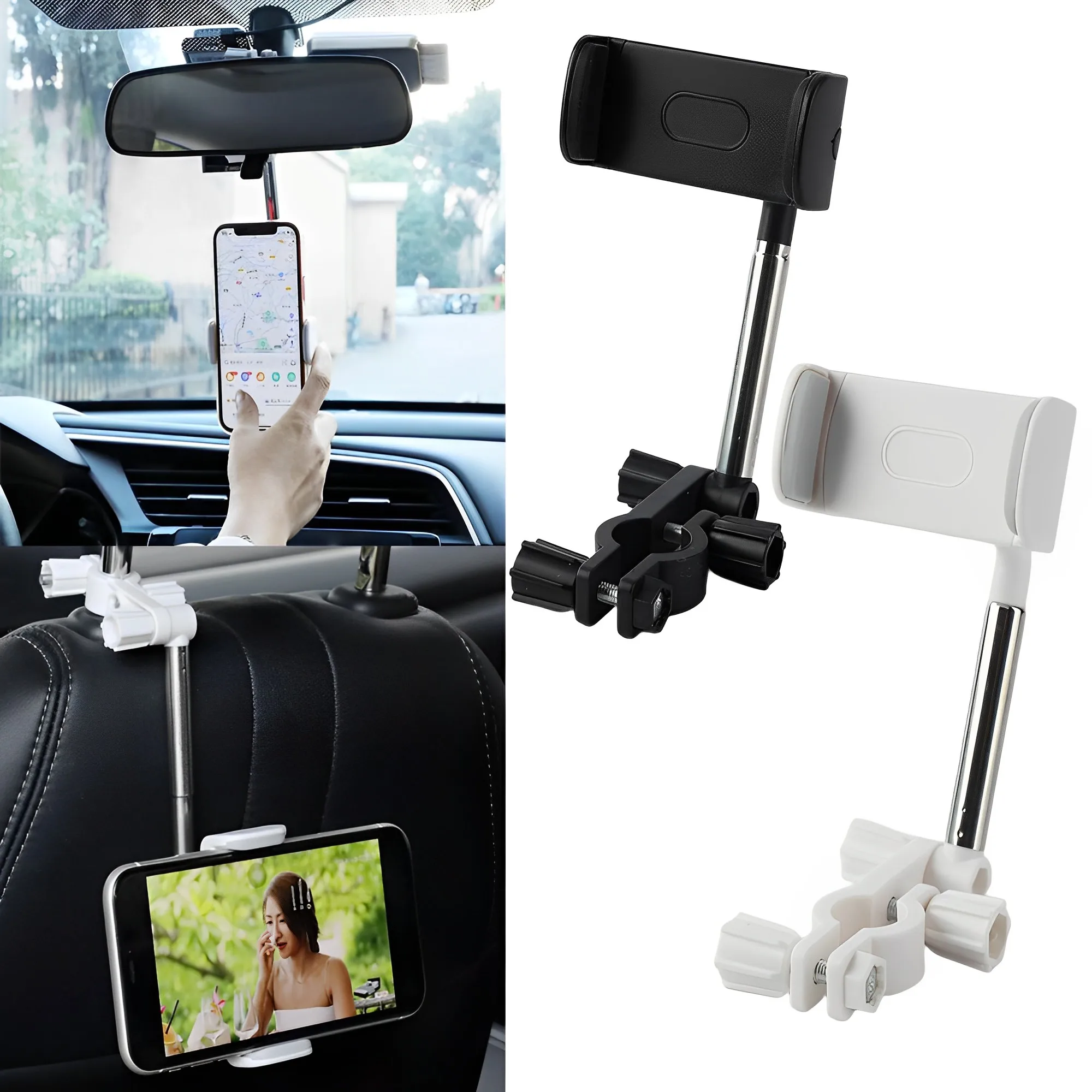 Universal Car Rearview Mirror Mount Car Phone Bracket GPS Stand 360° Rotatable Clip Car Rearview Mirror Retractable Hanging Clip
Universal Car Rearview Mirror Mount Car Phone Bracket GPS Stand 360° Rotatable Clip Car Rearview Mirror Retractable Hanging Clip