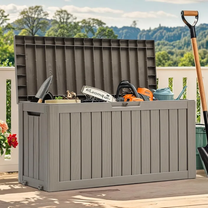72 Gallon Outdoor Storage Box, Resin Deck Box Indoor & Outdoor Patio Storage Box w/Wheels for Throw Pillows, Athletic Gear,
72 Gallon Outdoor Storage Box, Resin Deck Box Indoor & Outdoor Patio Storage Box w/Wheels for Throw Pillows, Athletic Gear,