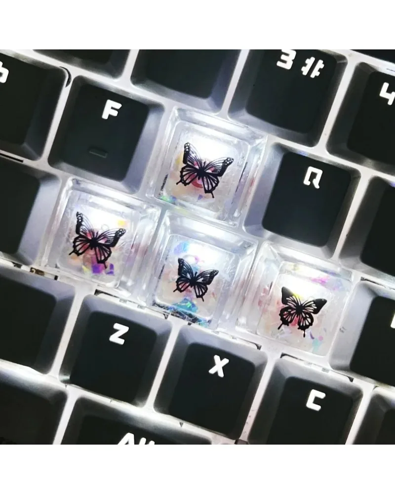 Translucent Butterfly Resin Epoxy Keycap Personalized Single For Cross Shaft Mechanical Keyboard
Translucent Butterfly Resin Epoxy Keycap Personalized Single For Cross Shaft Mechanical Keyboard