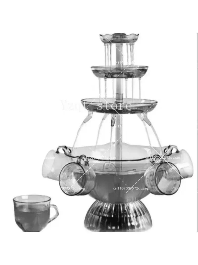 5 Glasses of Red Wine Fountain Party Wine Tasting Wine Tower Fountain AS Material 2.8L Capacity
5 Glasses of Red Wine Fountain Party Wine Tasting Wine Tower Fountain AS Material 2.8L Capacity