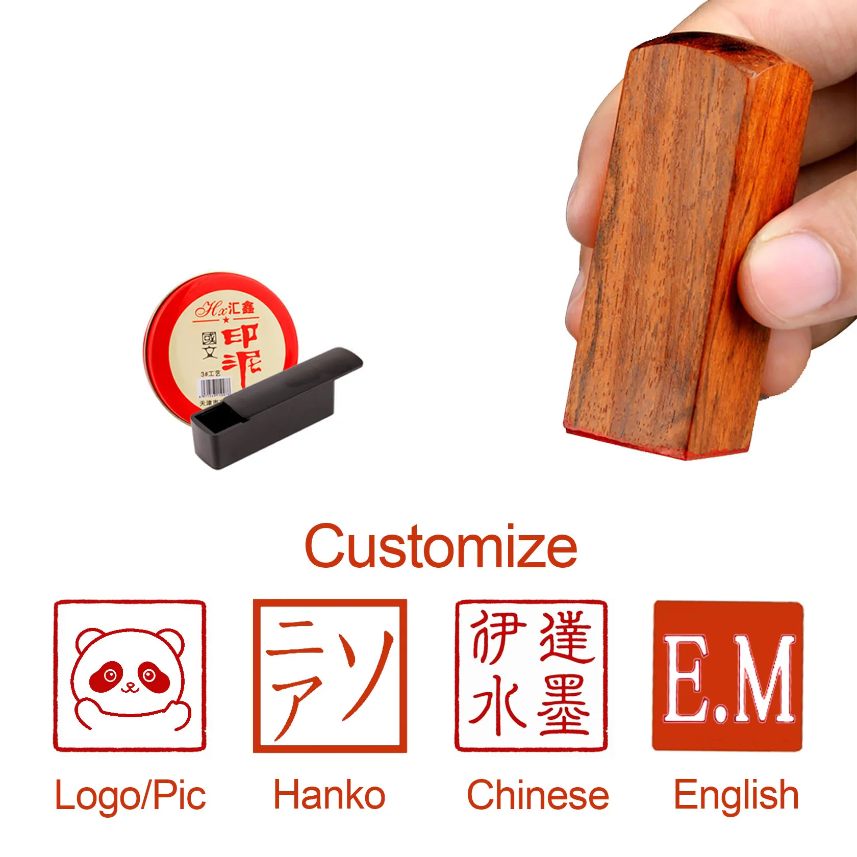 Chinese Name Stamp for Wood Square Seal Stamp for Calligraphy Custom Personalized Logo English Hanko Korean Name Stamps
Chinese Name Stamp for Wood Square Seal Stamp for Calligraphy Custom Personalized Logo English Hanko Korean Name Stamps