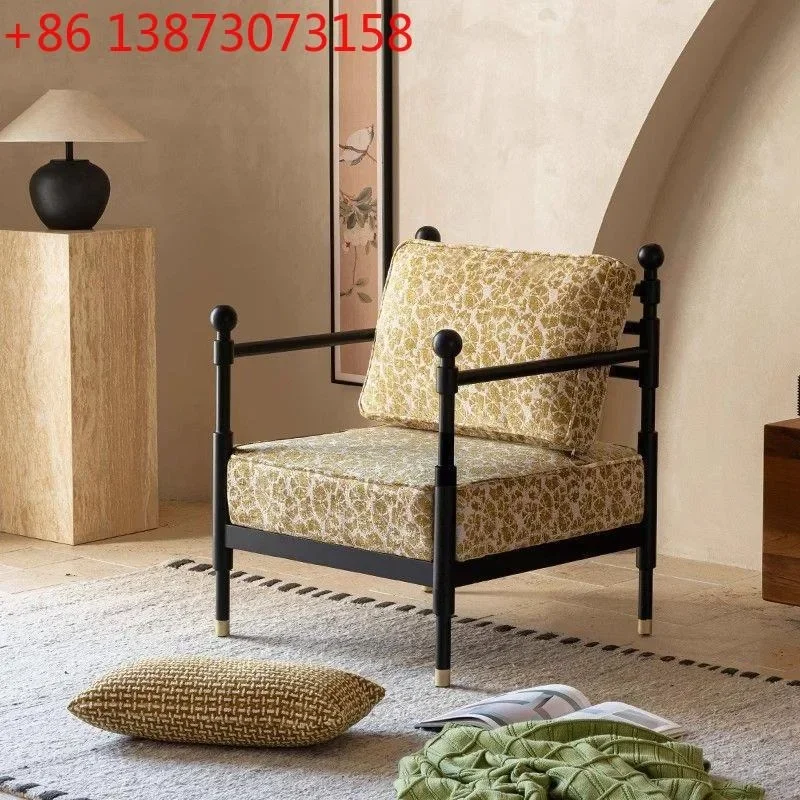 French retro single sofa chair designer small apartment living room balcony leisure chair bedroom lazy sofa chair
French retro single sofa chair designer small apartment living room balcony leisure chair bedroom lazy sofa chair