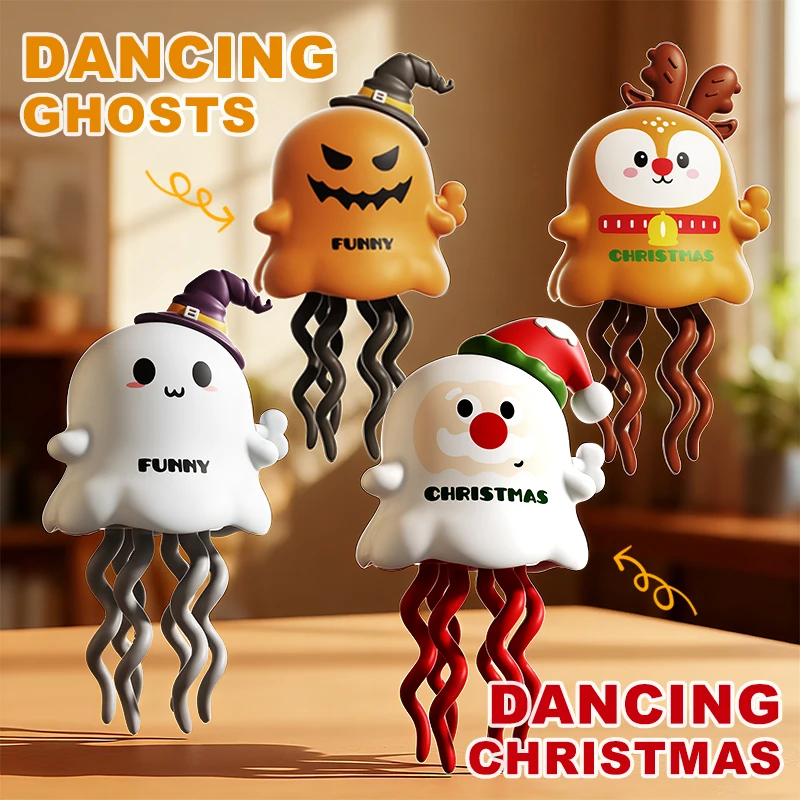 New Christmas Clockwork Toy, Ghost Elk Santa Claus Wizard Magical Twist Dance Corn Fun Trick Creative Toy gifts for kids adult
New Christmas Clockwork Toy, Ghost Elk Santa Claus Wizard Magical Twist Dance Corn Fun Trick Creative Toy gifts for kids adult