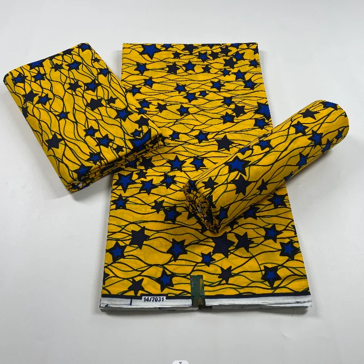 6yards Ankara Wax Fabric Veritable Soft Nigerian African Block Prints Wax Fabric 100% Cotton Dutch Pagne For Women Sewing
6yards Ankara Wax Fabric Veritable Soft Nigerian African Block Prints Wax Fabric 100% Cotton Dutch Pagne For Women Sewing