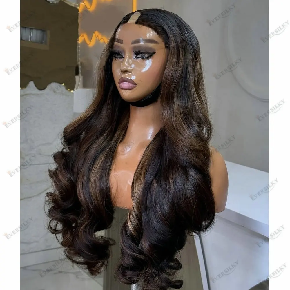 Ash Brown Hightlight 1x4 Size Middle V Part Wigs Human Hair for Women Full Machine Made Glueless Clip-in U Part Wigs Remy Hair
Ash Brown Hightlight 1x4 Size Middle V Part Wigs Human Hair for Women Full Machine Made Glueless Clip-in U Part Wigs Remy Hair