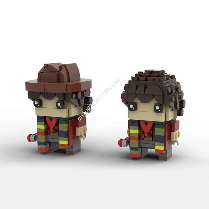 333pcs MOC Brickheadz Fourth Doctor Who Tom Baker Model Building blocks DIY Modular Brick toys Christmas gifts
333pcs MOC Brickheadz Fourth Doctor Who Tom Baker Model Building blocks DIY Modular Brick toys Christmas gifts