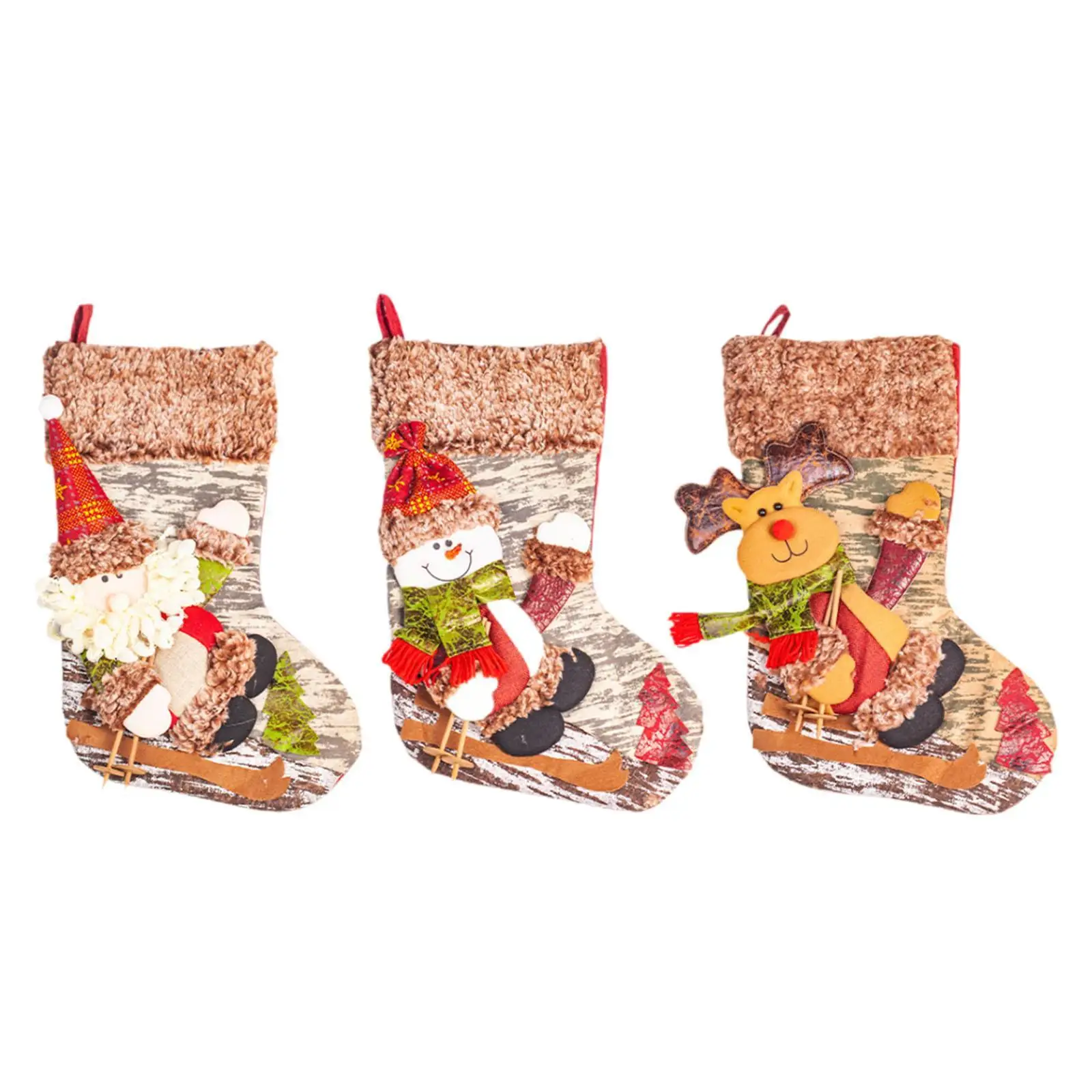 Christmas Stocking Plush Cuff Cute DIY Craft Creative Lightweight Xmas Ornament for Festival Xmas Fireplace Party Farmhouse
Christmas Stocking Plush Cuff Cute DIY Craft Creative Lightweight Xmas Ornament for Festival Xmas Fireplace Party Farmhouse