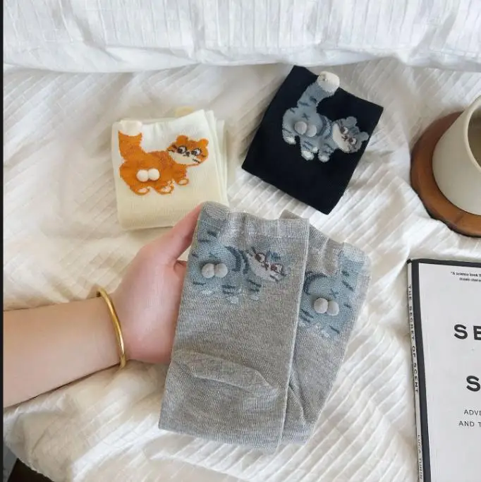 1/3 Pair Three-Dimensional Cat Printed Men female Mid Tube Socks Soft Comfortable Sweat Absorbing Breathable Casual Couples Sock
1/3 Pair Three-Dimensional Cat Printed Men female Mid Tube Socks Soft Comfortable Sweat Absorbing Breathable Casual Couples Sock