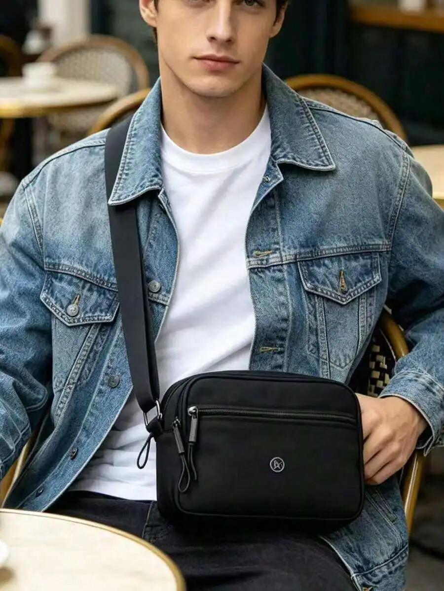 Mens Waterproof Messenger Bag With Multiple Pockets Casual Lightweight Shoulder Bag For Daily Commute Travel Shopping
Mens Waterproof Messenger Bag With Multiple Pockets Casual Lightweight Shoulder Bag For Daily Commute Travel Shopping