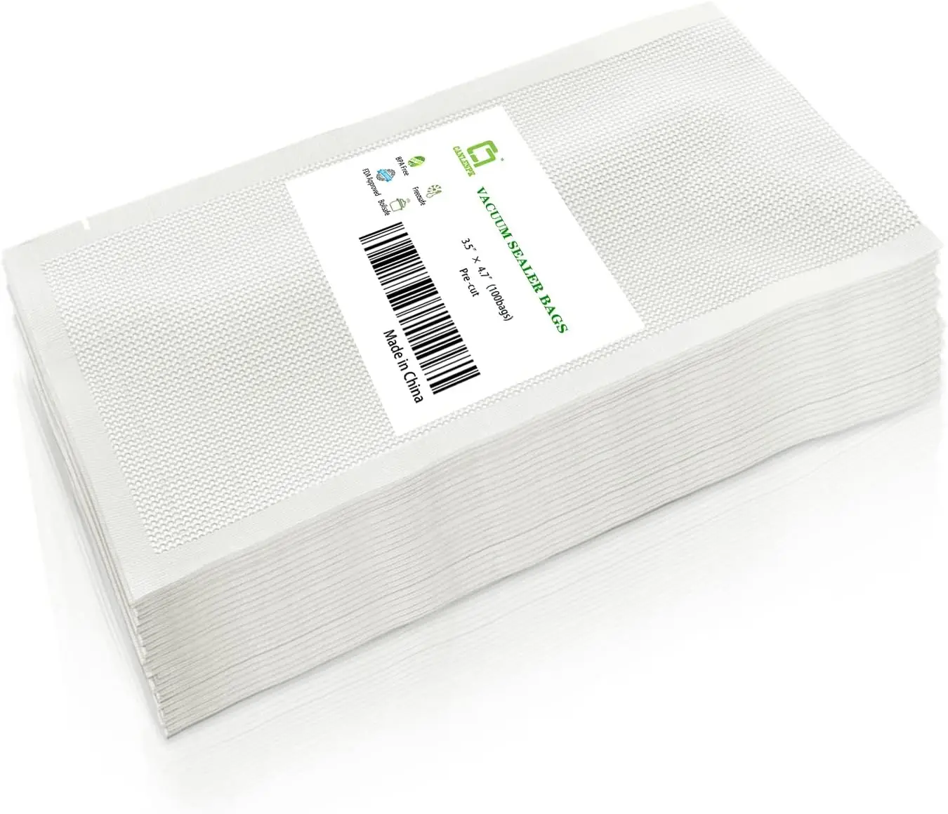 3.5x4.7 Inch Vacuum Food Seal Bags,Small Storage Sealer,Boil Steam Heat Freezer Sous Vide Grocery Sealable Bag (100PCS)
3.5x4.7 Inch Vacuum Food Seal Bags,Small Storage Sealer,Boil Steam Heat Freezer Sous Vide Grocery Sealable Bag (100PCS)
