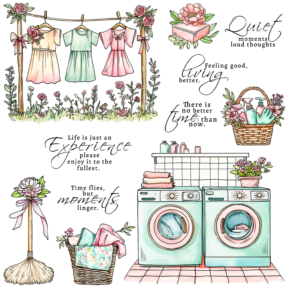 Mangocraft Washing Cleaning Day Flowers Clear Stamp DIY Scrapbooking Supplies Silicone Stamp For Card Making Albums Crafts Decor
Mangocraft Washing Cleaning Day Flowers Clear Stamp DIY Scrapbooking Supplies Silicone Stamp For Card Making Albums Crafts Decor