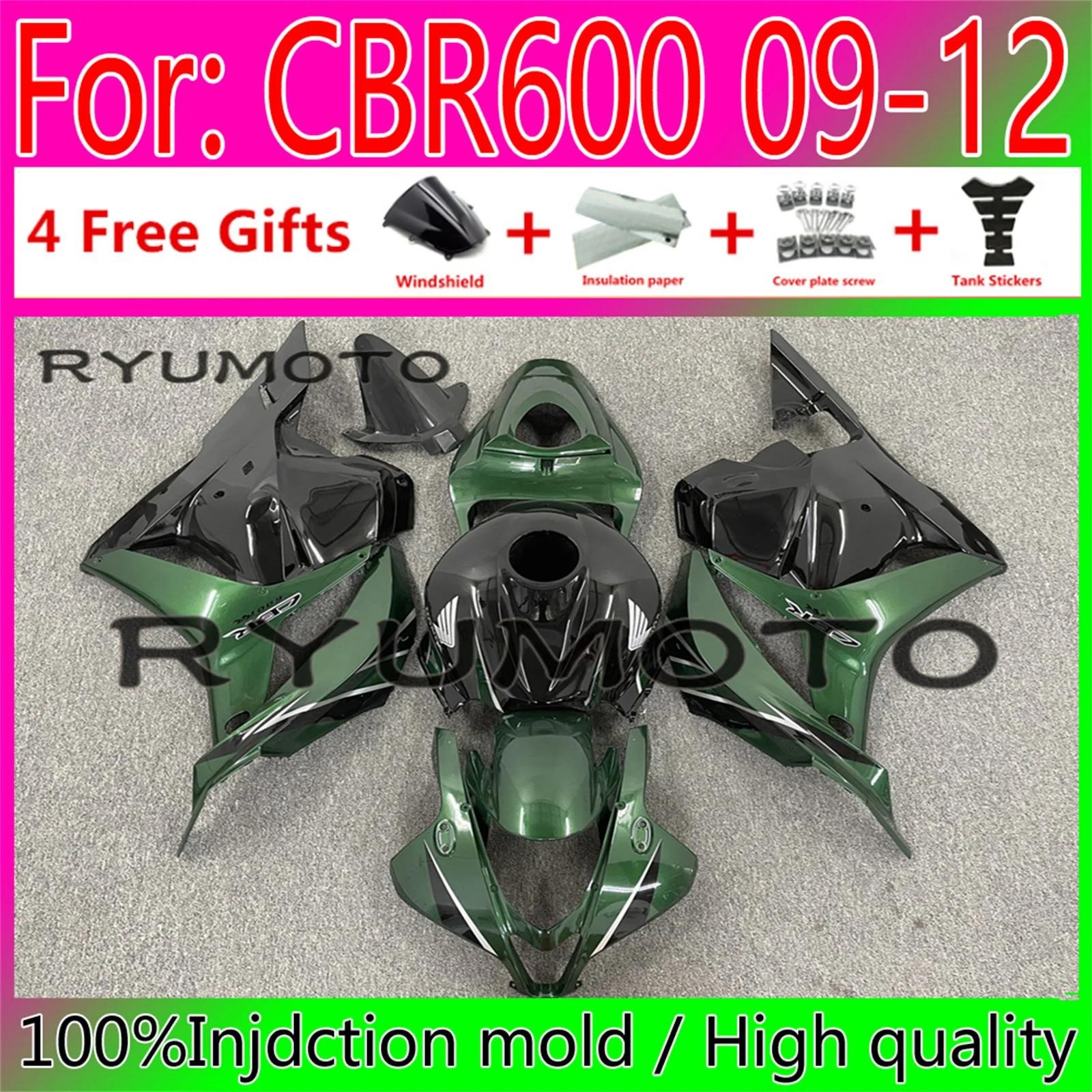 New ABS Motorcycle Fairings Fit For HONDA CBR600RR F5 2009 2010 2011 2012 CBR600 RR CBR 600RR 09 10 11 12 fairing
New ABS Motorcycle Fairings Fit For HONDA CBR600RR F5 2009 2010 2011 2012 CBR600 RR CBR 600RR 09 10 11 12 fairing