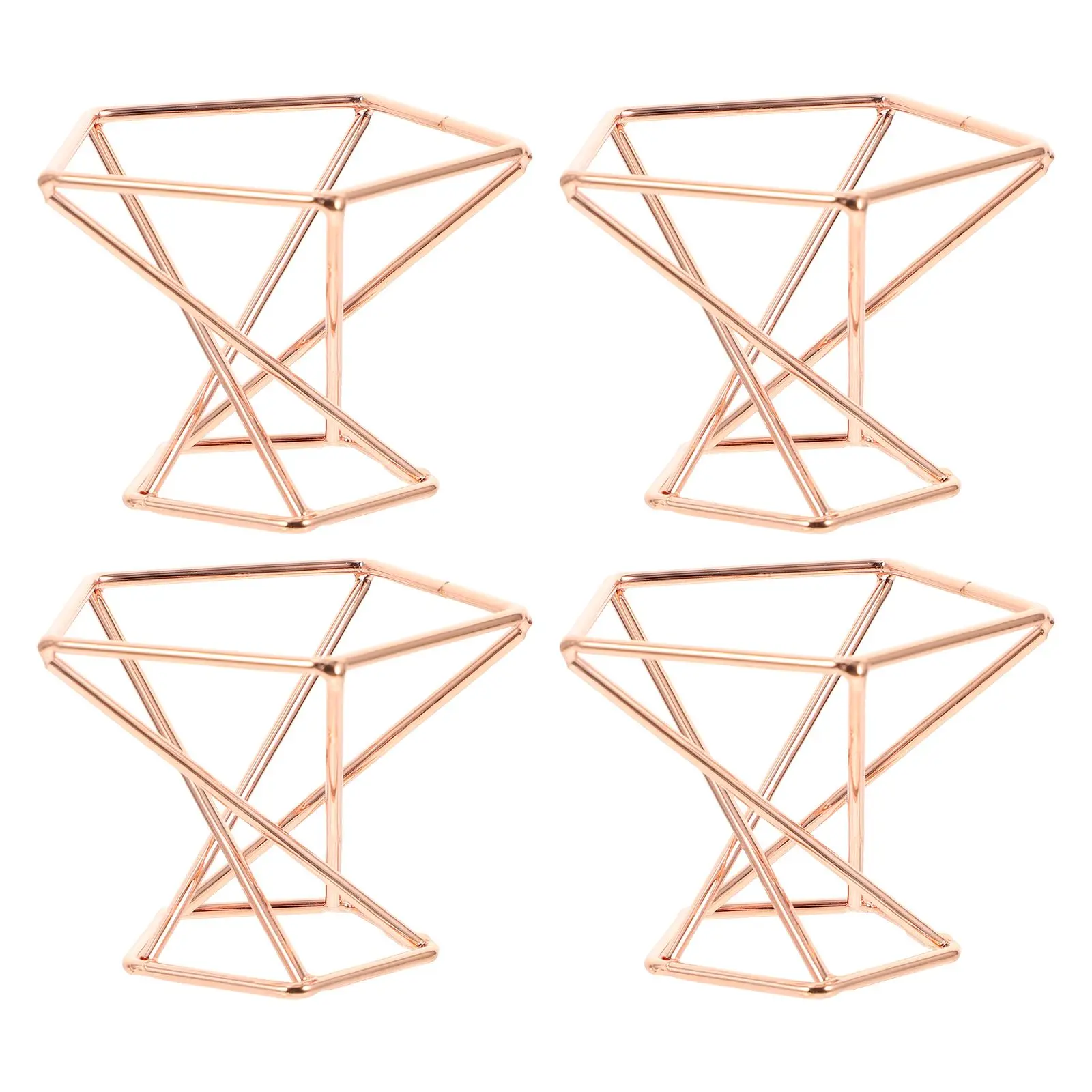 4 pcs Metal Plant Stands Durable Display Air Plants Home Office Rose Ventilated Geometric Structure Indoor Planter Rack
4 pcs Metal Plant Stands Durable Display Air Plants Home Office Rose Ventilated Geometric Structure Indoor Planter Rack