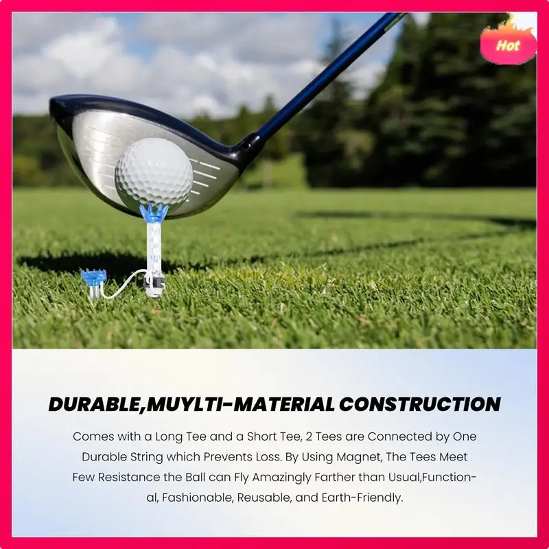 Multi Magnetic Golf Tees 80Mm Durable 360 Degree Rotation Tees For Men Women Golf Practice Training
Multi Magnetic Golf Tees 80Mm Durable 360 Degree Rotation Tees For Men Women Golf Practice Training