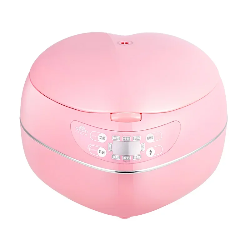 Peach Shaped Electric Rice Cooker Intelligent Mini Electric Rice Cooker Household 1-2-3-4 People Kitchen Appliances Cooking
Peach Shaped Electric Rice Cooker Intelligent Mini Electric Rice Cooker Household 1-2-3-4 People Kitchen Appliances Cooking