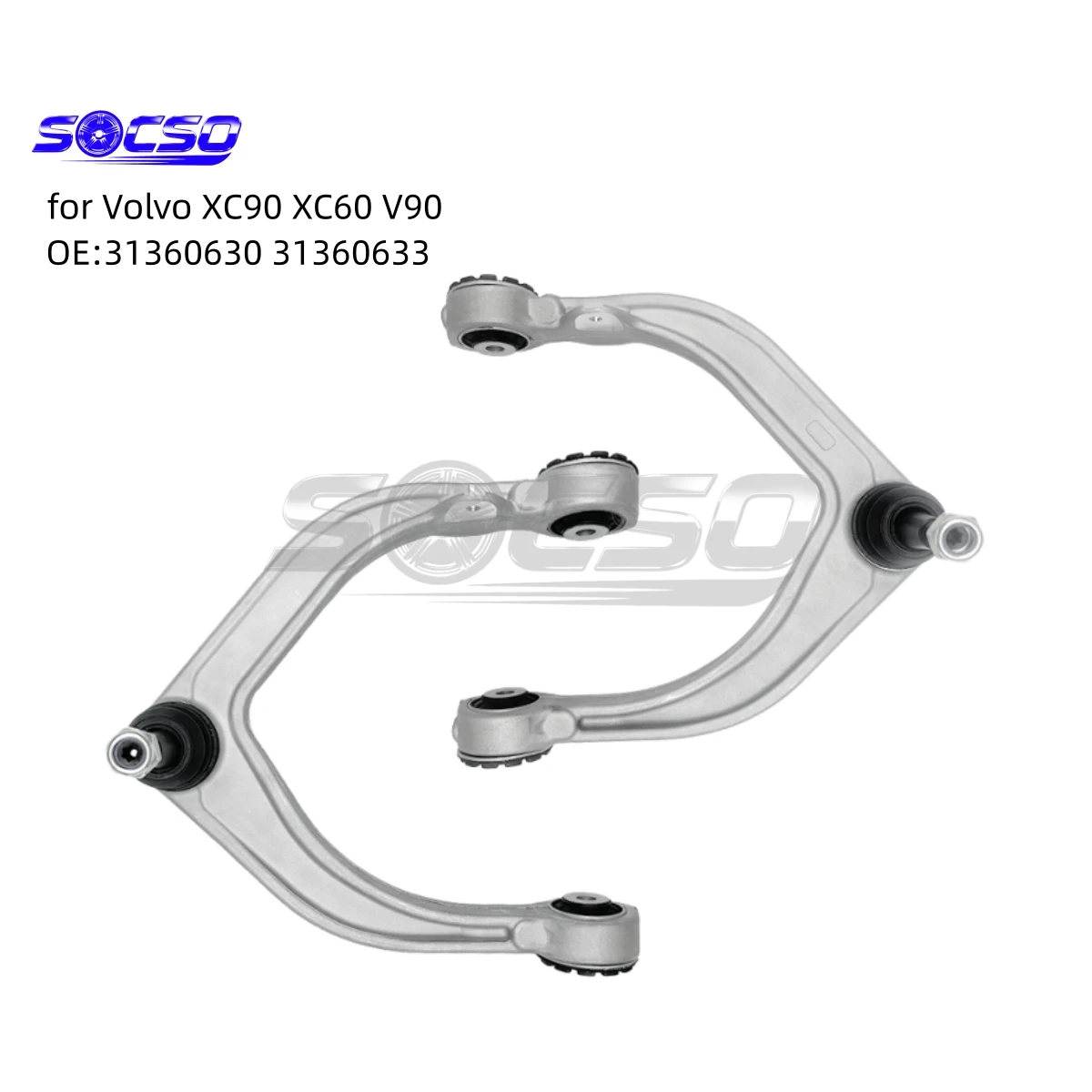 31360630 Front Upper Left Right Control Arm for Volvo XC90 XC60 V90 OE 31360630 32395242 31360633 32395243
31360630 Front Upper Left Right Control Arm for Volvo XC90 XC60 V90 OE 31360630 32395242 31360633 32395243