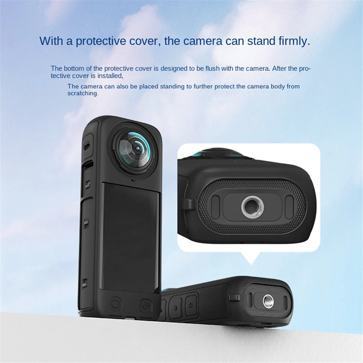 Silicone Protective Kit for X4 Body Silicone Case X4 Lens Kit Sports Camera Protective Accessories Gray
Silicone Protective Kit for X4 Body Silicone Case X4 Lens Kit Sports Camera Protective Accessories Gray
