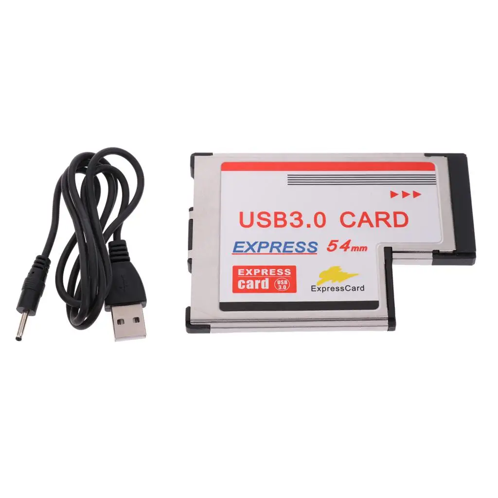 Экспресс-карта Express Card 54 мм для ноутбука с 2-портовым адаптером USB 3.0 Superspeed
Экспресс-карта Express Card 54 мм для ноутбука с 2-портовым адаптером USB 3.0 Superspeed