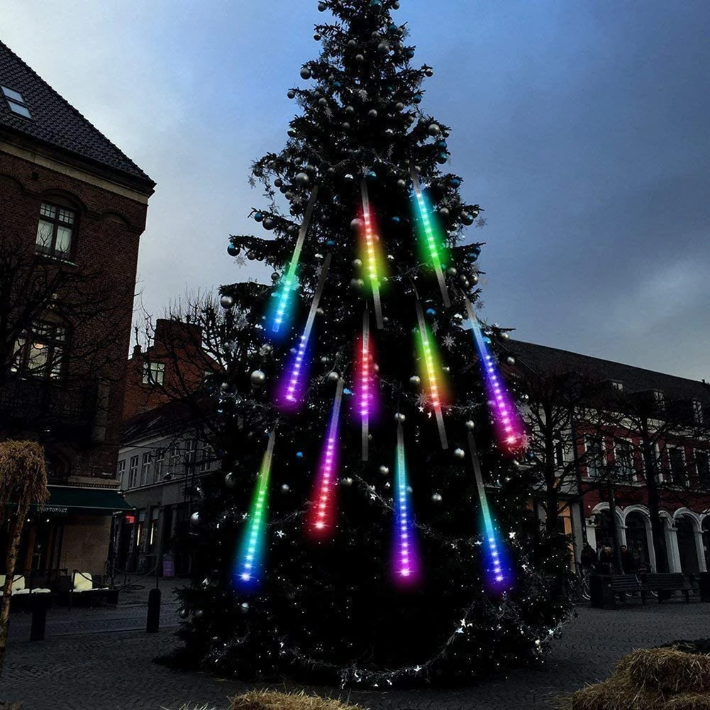 Meteor Shower Rain 10 Tubes LED String Lights for Tree Christmas Wedding Party Xmas Party Home Holiday Decoration
Meteor Shower Rain 10 Tubes LED String Lights for Tree Christmas Wedding Party Xmas Party Home Holiday Decoration