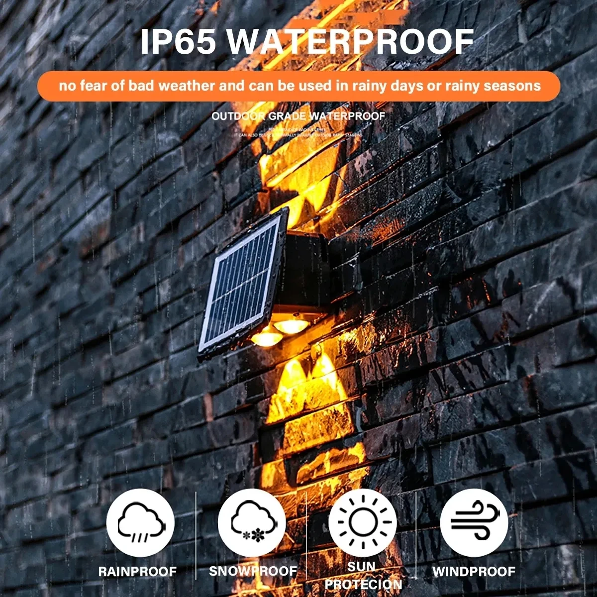 Solar Wall LED Light Outdoor Garden Decoration Wall Lamp High Brightness Up And Down Luminous Lighting Outdoor Solar LED Lamp
Solar Wall LED Light Outdoor Garden Decoration Wall Lamp High Brightness Up And Down Luminous Lighting Outdoor Solar LED Lamp