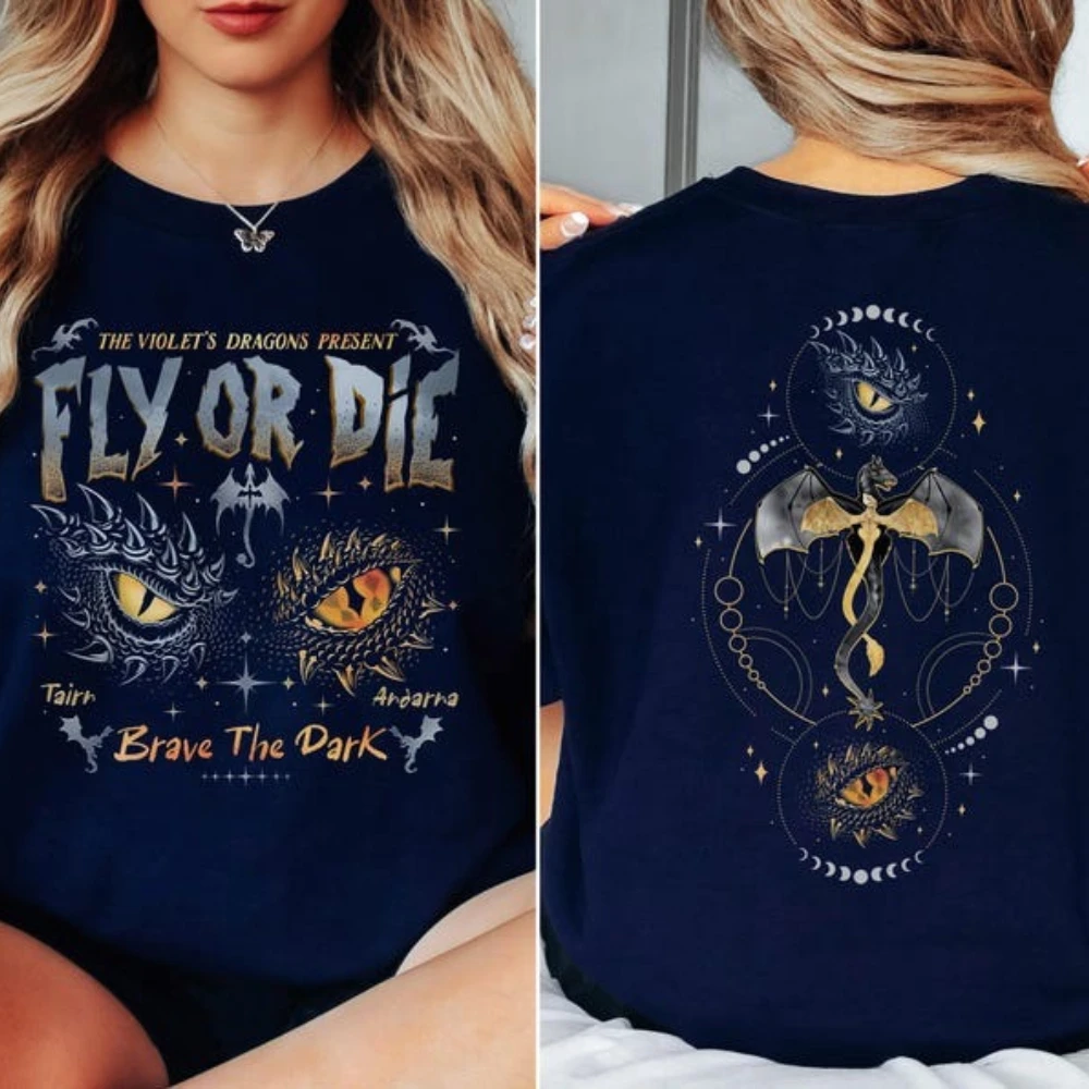 Fourth Wing Fly or Die Shirt Dragon Fantasy Sweatshirt Basgiath War College Gift for Book Lovers Bookish Xaden Tairn Pullover
Fourth Wing Fly or Die Shirt Dragon Fantasy Sweatshirt Basgiath War College Gift for Book Lovers Bookish Xaden Tairn Pullover