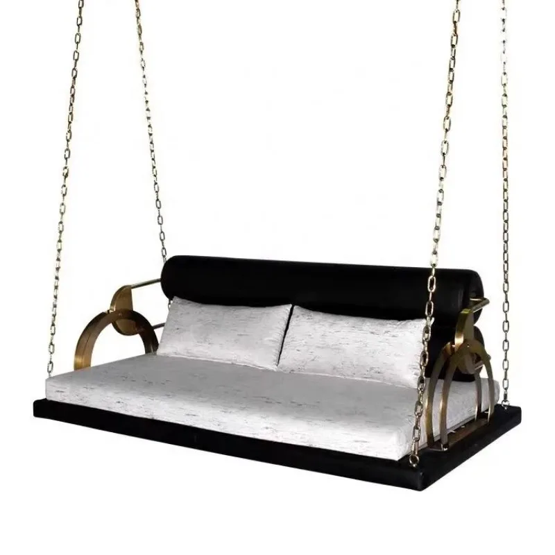 Light luxury modern design living room furniture hanging chair metal stainless steel swing villa furniture
Light luxury modern design living room furniture hanging chair metal stainless steel swing villa furniture