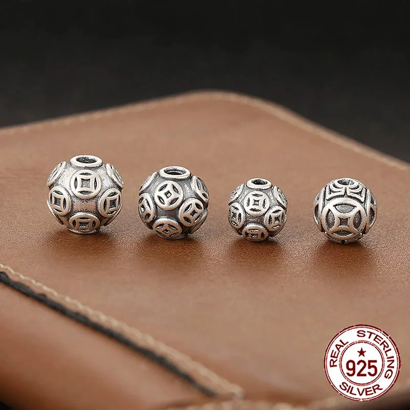 S999 Full of Silver Barrier Beads, Abundant Financial Resources, Round Accessories, New Chinese Style Playful Handstring
S999 Full of Silver Barrier Beads, Abundant Financial Resources, Round Accessories, New Chinese Style Playful Handstring
