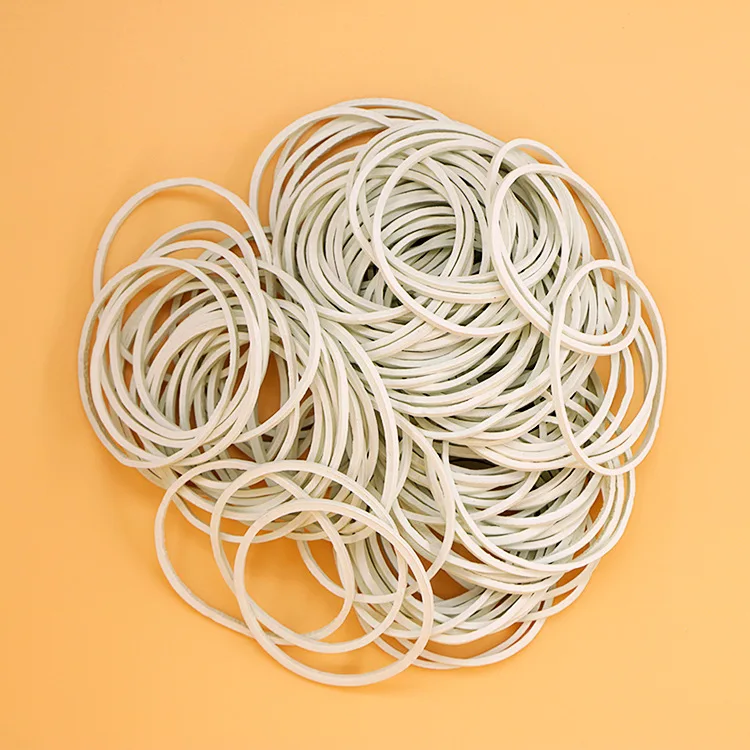 White Non-Fading High Elasticity Rubber Band Resistant to Tearing Natural Rubber Circle for Home Organization Tools
White Non-Fading High Elasticity Rubber Band Resistant to Tearing Natural Rubber Circle for Home Organization Tools