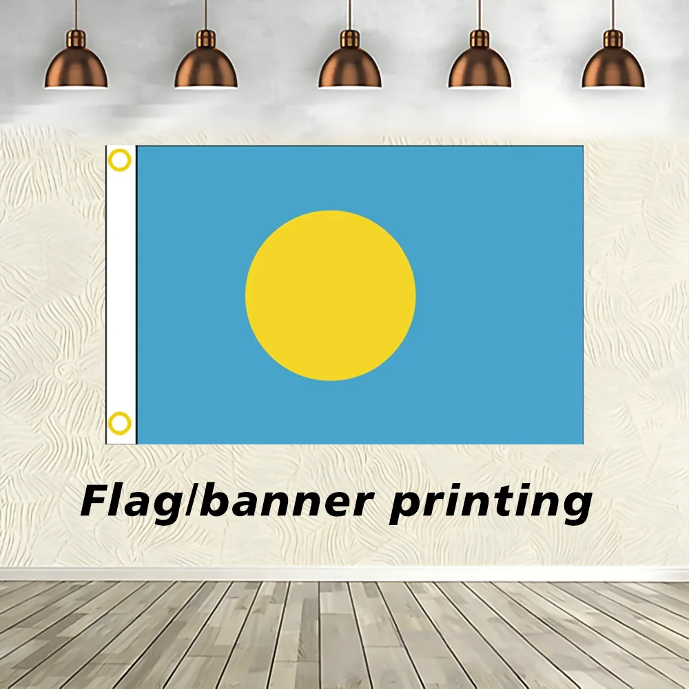 Palau Flag 90*150cm/60*90cm/30*45cmNational Flag Printing 
Palau Flag 90*150cm/60*90cm/30*45cmNational Flag Printing