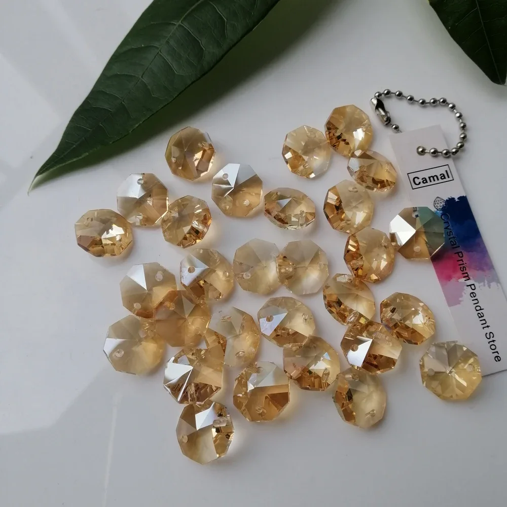 Camal 20pcs Champagne 14mm Octagonal Loose Bead Two Holes Prisms Chandelier Lamp Parts Wedding Centerpiece Flowers Rose
Camal 20pcs Champagne 14mm Octagonal Loose Bead Two Holes Prisms Chandelier Lamp Parts Wedding Centerpiece Flowers Rose