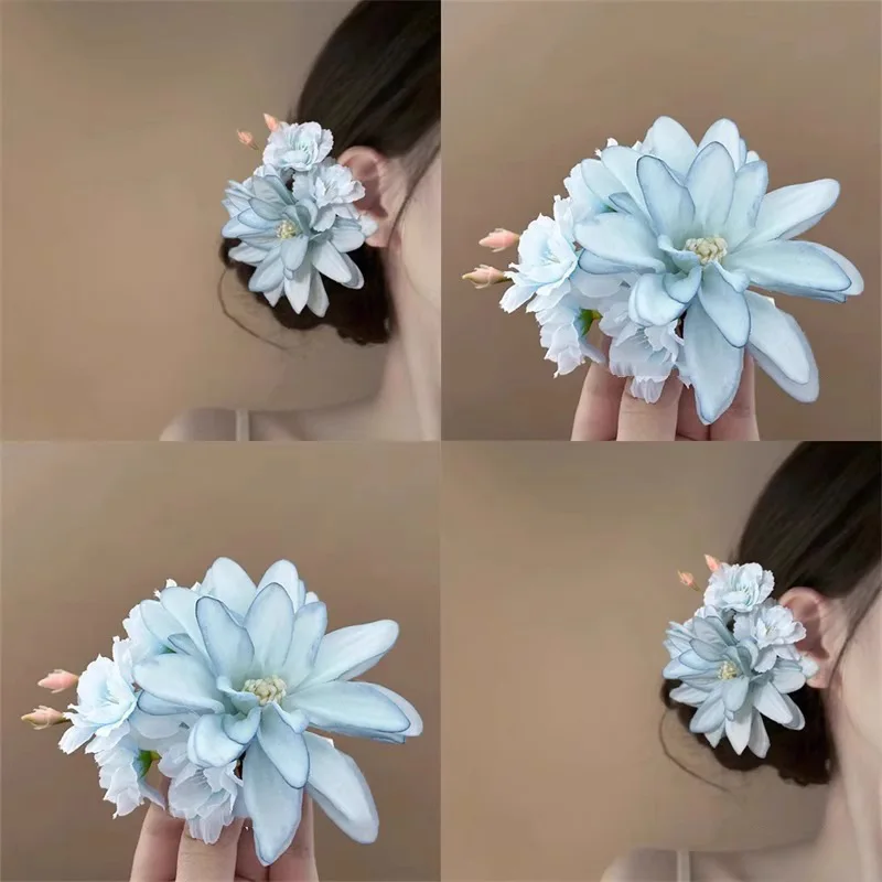 Flower hairpin, seaside vacation style photo, headgear, hair reel, new edge
Flower hairpin, seaside vacation style photo, headgear, hair reel, new edge