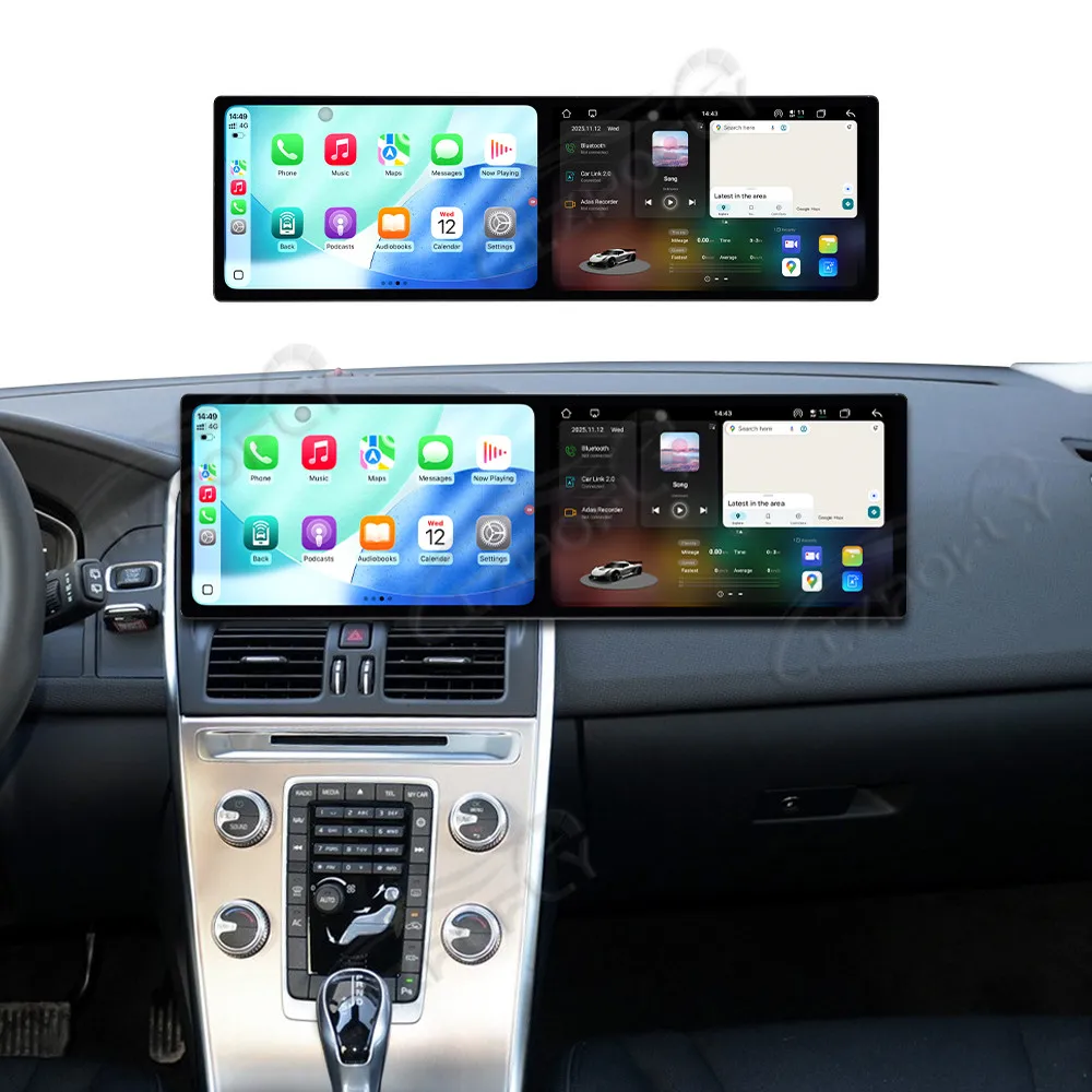 10,1-дюймовый автомобильный радиоприемник с двойным экраном Android для Volvo XC60 2014-2017 CarPlay Мультимедийный видеоплеер Автомобильный GPS-навигатор Стерео 4G
10,1-дюймовый автомобильный радиоприемник с двойным экраном Android для Volvo XC60 2014-2017 CarPlay Мультимедийный видеоплеер Автомобильный GPS-навигатор Стерео 4G