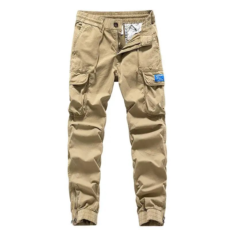 Youth Men's Zipper Multi-Pocket Drawstring Work Pants Long Straight Loose Fit Retro Cotton Casual Trousers Military Green
Youth Men's Zipper Multi-Pocket Drawstring Work Pants Long Straight Loose Fit Retro Cotton Casual Trousers Military Green