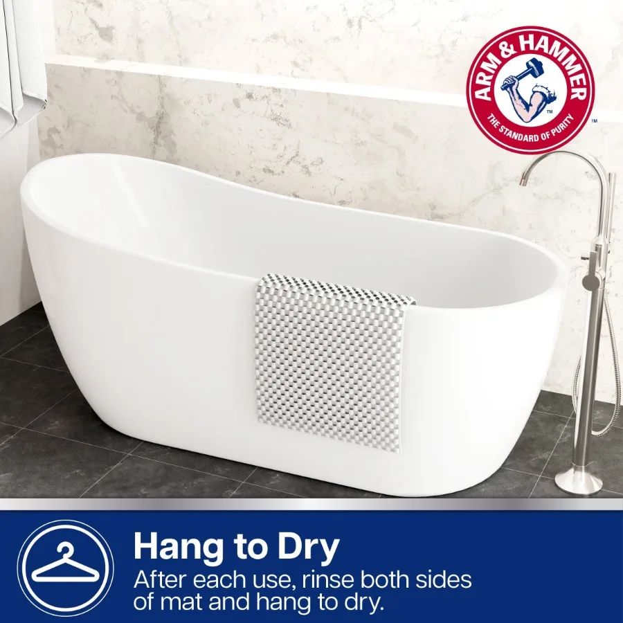 Sensory Touch Non Slip Loofah Shower Tub Mat Quick Drying 17x30 White
Sensory Touch Non Slip Loofah Shower Tub Mat Quick Drying 17x30 White