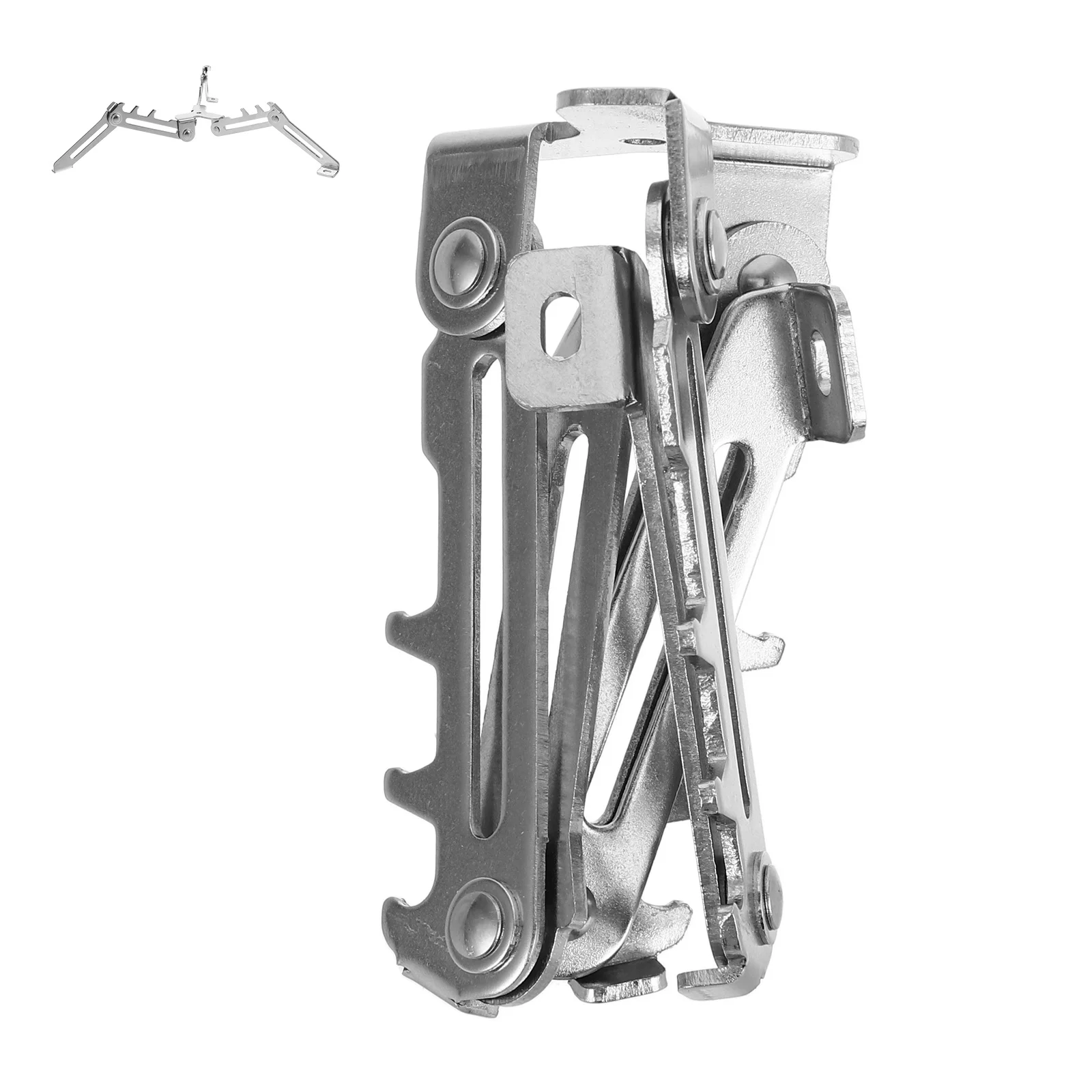 Folding Stainless Steel Outdoor Gas Canister Stand Foldable Stable Camping Stove Holder Universal Fuel Tank Bracket Silver
Folding Stainless Steel Outdoor Gas Canister Stand Foldable Stable Camping Stove Holder Universal Fuel Tank Bracket Silver