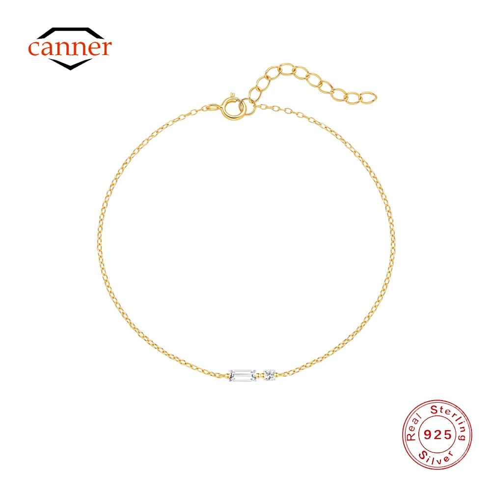 CANNER Classic Rectangular Irregular Zircon Minimalist S925 Sterling Silver Bracelet For Women Personality Versatile Bracelet
CANNER Classic Rectangular Irregular Zircon Minimalist S925 Sterling Silver Bracelet For Women Personality Versatile Bracelet