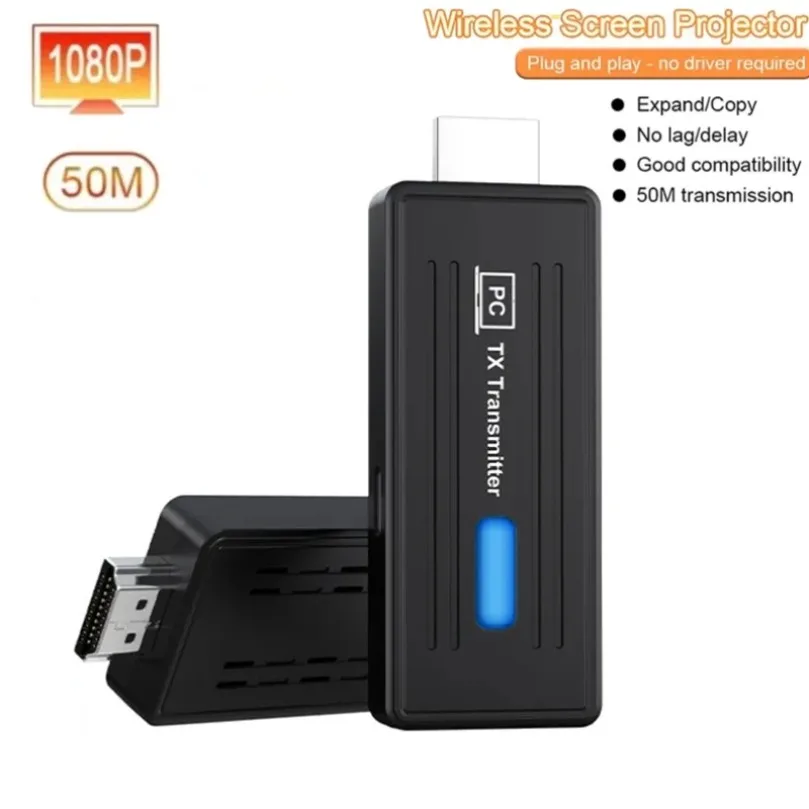 Беспроводной HDMI-совместимый передатчик-приемник видео и аудио 50М 1080P, беспроводной адаптер дисплея для подключения ПК к проектору и монитору
Беспроводной HDMI-совместимый передатчик-приемник видео и аудио 50М 1080P, беспроводной адаптер дисплея для подключения ПК к проектору и монитору