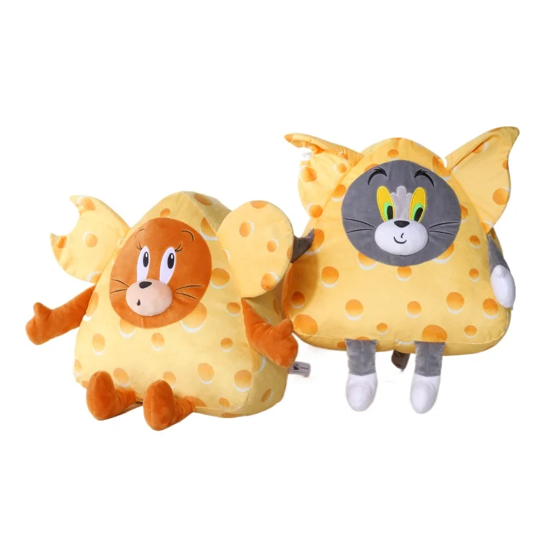 38cm Big Tom and Jerry Cheese Plush Pillow Soft Comfortable Couch Cushion Anime Decor Lovely Couple Gift
38cm Big Tom and Jerry Cheese Plush Pillow Soft Comfortable Couch Cushion Anime Decor Lovely Couple Gift