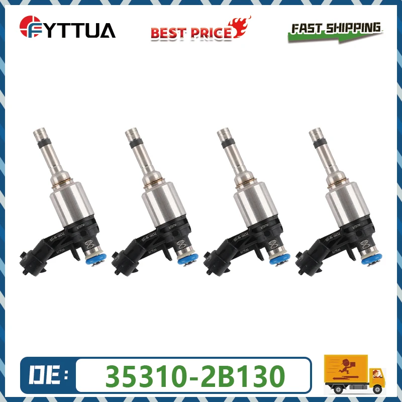 4pcs Fuel injector 35310-2B130 For Hyundai Accent Veloster Kia Rio 1.6L L4 2012-2017 353102B130 Injection Values
4pcs Fuel injector 35310-2B130 For Hyundai Accent Veloster Kia Rio 1.6L L4 2012-2017 353102B130 Injection Values