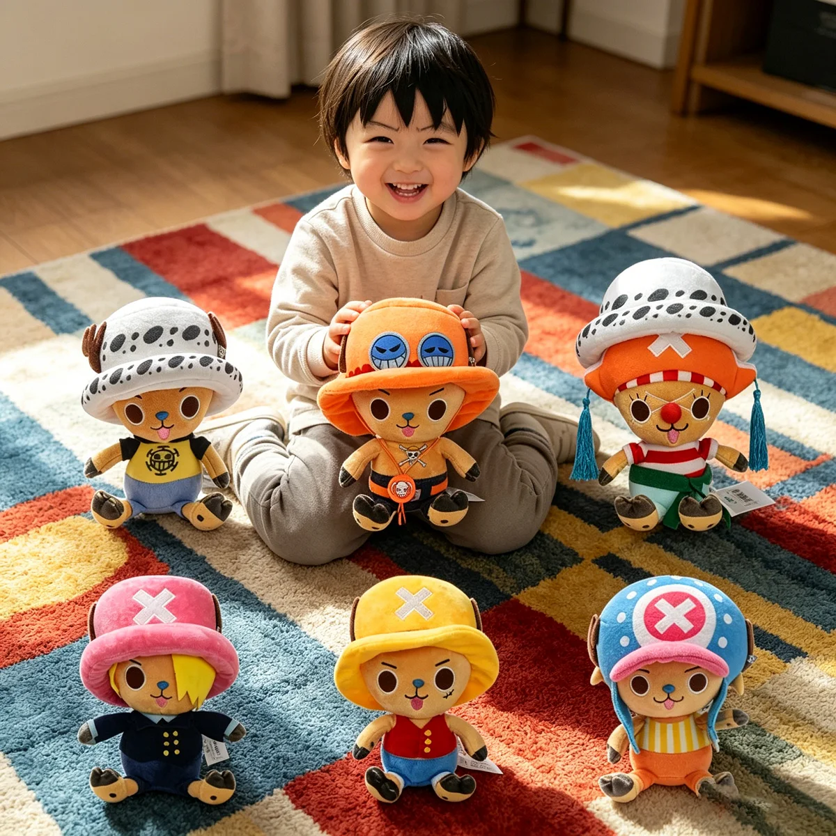 Anime One Piece Plush Collection, Tony Tony Chopper Cosplay Plush Dolls with Luffy Sanji Outfits, Soft Stuffed Toy for Collector
Anime One Piece Plush Collection, Tony Tony Chopper Cosplay Plush Dolls with Luffy Sanji Outfits, Soft Stuffed Toy for Collector