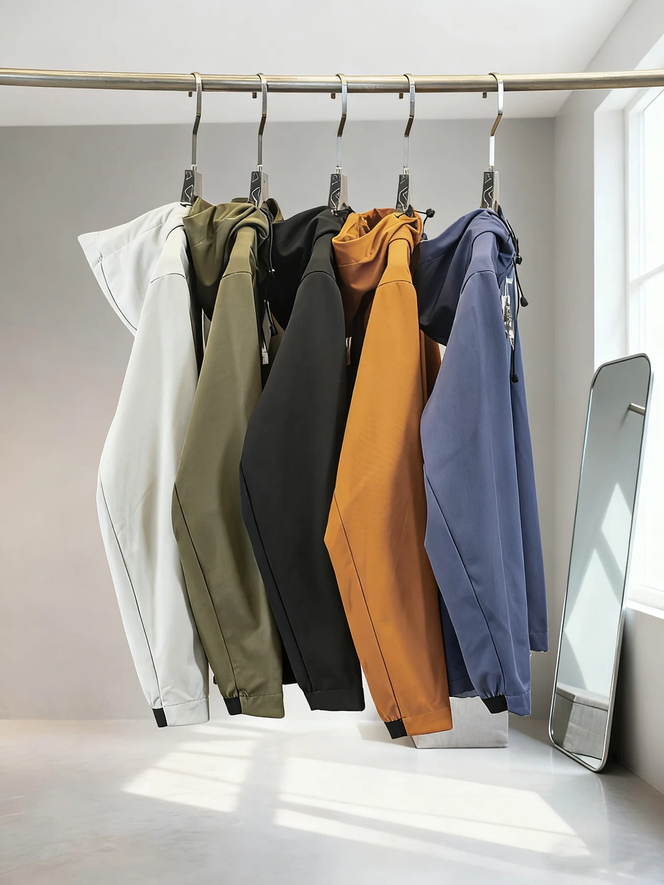 Men's Outdoor Fce Lined Hooded Jaet Tee-dimensional Tailoring Waterproof Soft ell Single-ot Coat for Women
Men's Outdoor Fce Lined Hooded Jaet Tee-dimensional Tailoring Waterproof Soft ell Single-ot Coat for Women