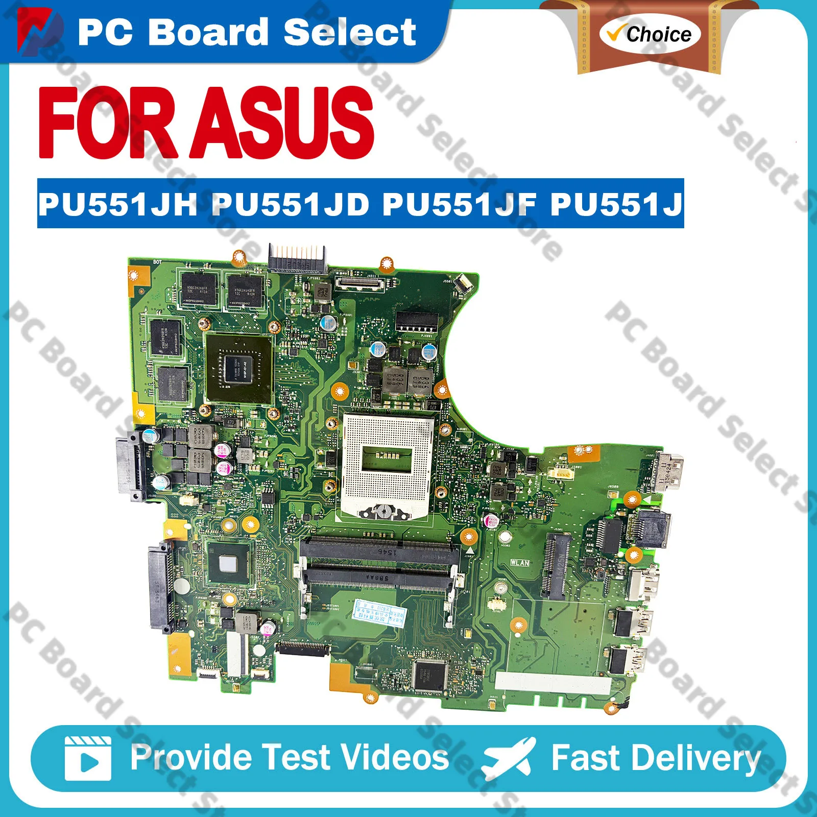 PU551JH PU551JF Laptop Motherboard For ASUS VivoBook PU551JD PU551JH PU551J Notebook Mainboard 100% tests OK fast shipping stk
PU551JH PU551JF Laptop Motherboard For ASUS VivoBook PU551JD PU551JH PU551J Notebook Mainboard 100% tests OK fast shipping stk
