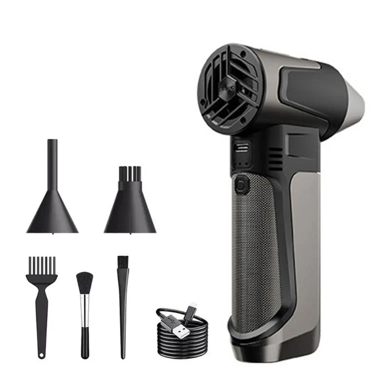 Rechargeable 3 Speed Setting 130000RPM Air Blower for Multiple Cleaning Needs 601A
Rechargeable 3 Speed Setting 130000RPM Air Blower for Multiple Cleaning Needs 601A